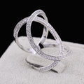 XOXO Diamond Crystal Rings In Rose Gold And Silver Tones
