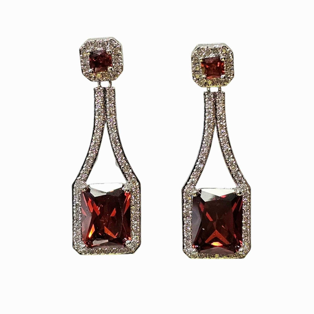 Love At First Glance Diamond Crystal Bridal Earrings