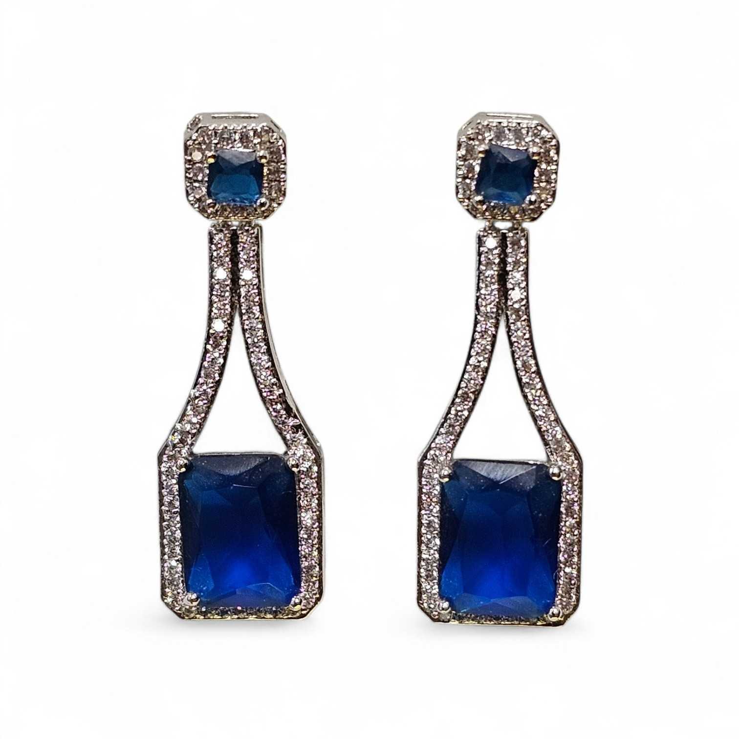 Love At First Glance Diamond Crystal Bridal Earrings